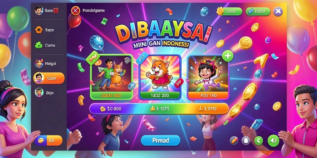 Tampilan menu utama yang menarik dan intuitif.