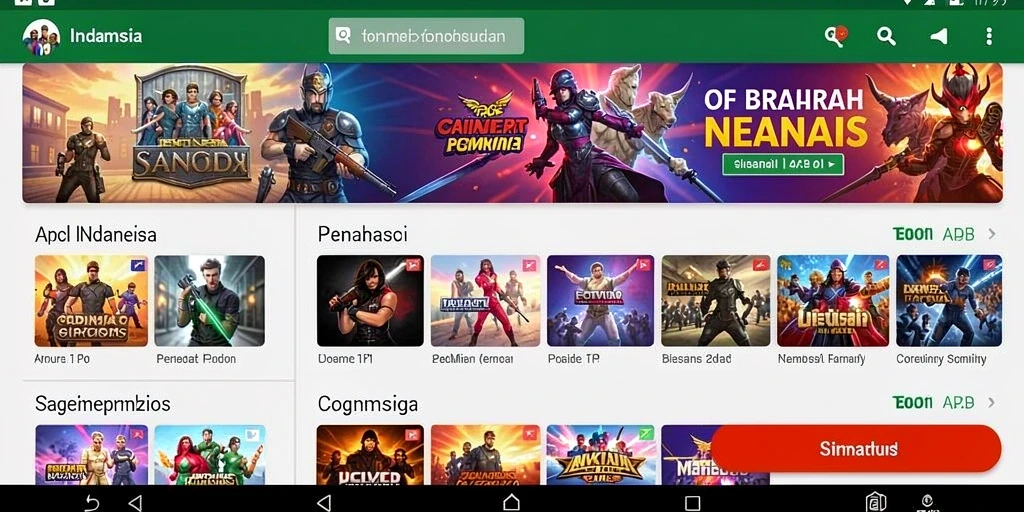 Screenshot menunjukkan tampilan karakter utama yang sedang beraksi.