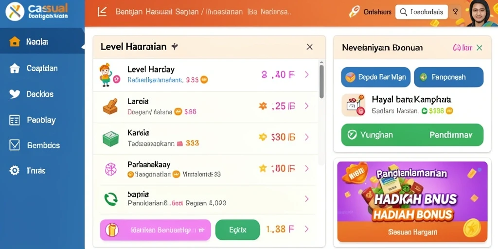 Tampilan antarmuka yang modern dan ramah pengguna.