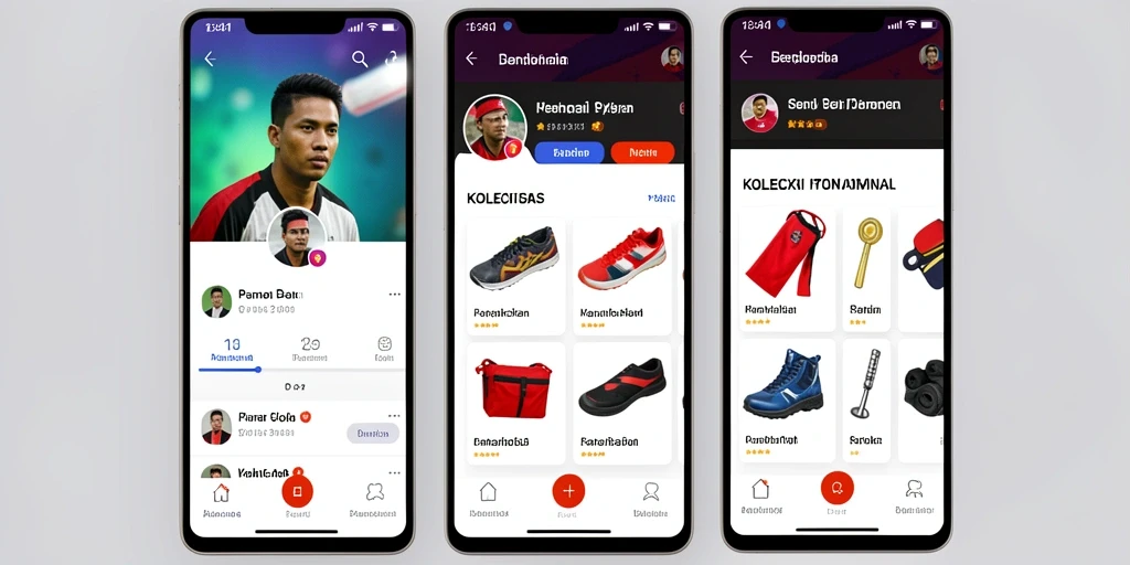 Tampilan awal game dengan menu navigasi yang sederhana.