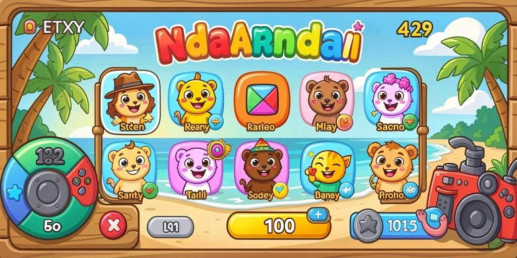 Tangkapan layar menampilkan grafis dalam game yang menawan.