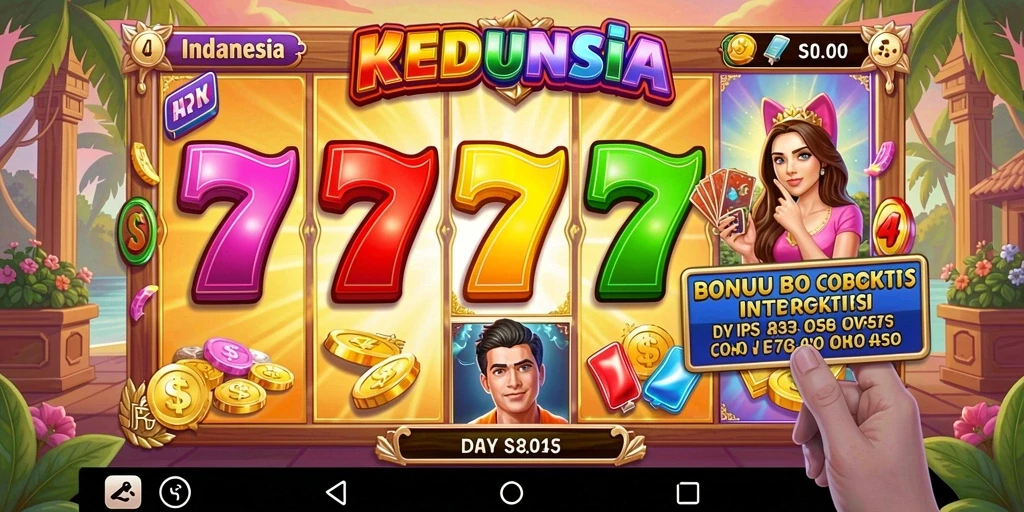 Tampilan antarmuka permainan yang menarik dan user-friendly.