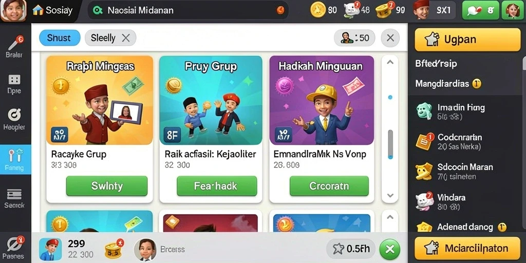Tampilan antarmuka yang intuitif dan mudah digunakan.
