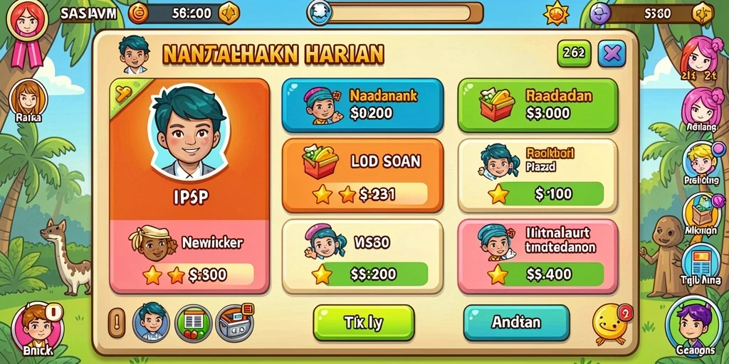 Tampilan awal yang menarik dan intuitif.