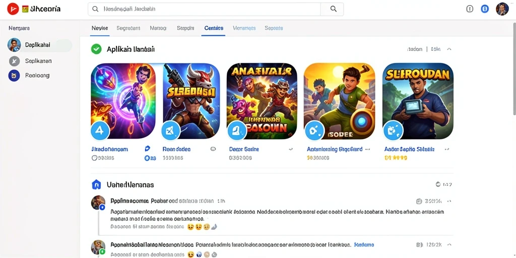 Tampilan antarmuka yang modern dan menarik.
