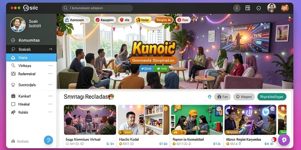 Tampilan awal permainan yang menarik.